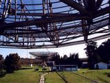 La Antena I vista desde la base de Antena II