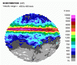 IAR - Velocity range = -450 to 400 Km/s