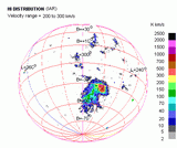 IAR - Velocity range = 200 to 300 Km/s